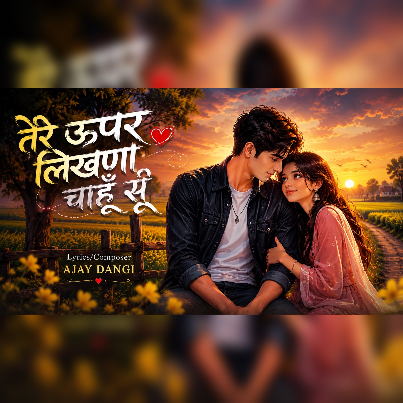 Tere upar likhna chahun su Ajay dangi 